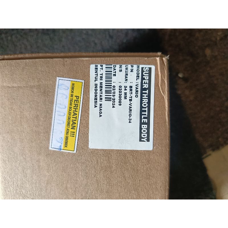 Thortle body ukuran 34 Vario 125/150