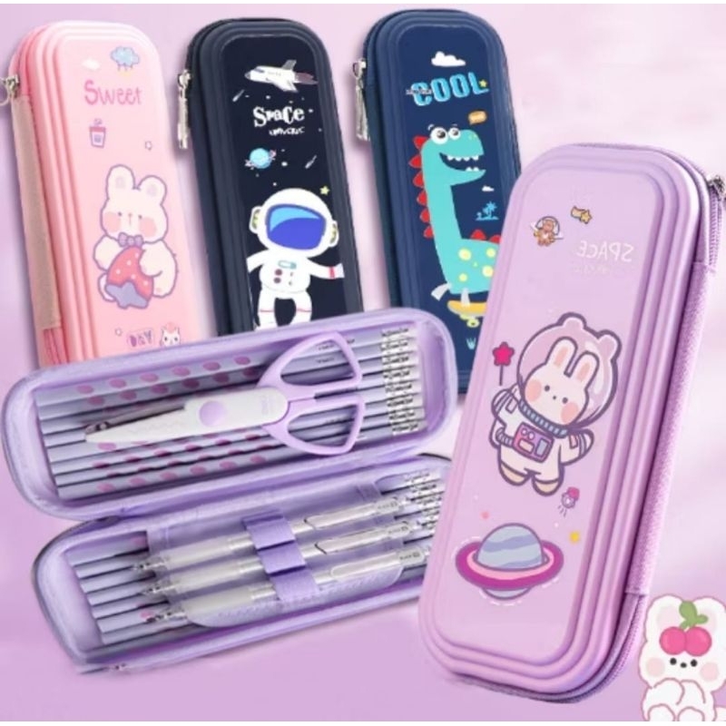 

Tempat Pensil Motif Karakter Kartun | Tempat Pensil Anak Sekolah Bahan EVA Anti Air