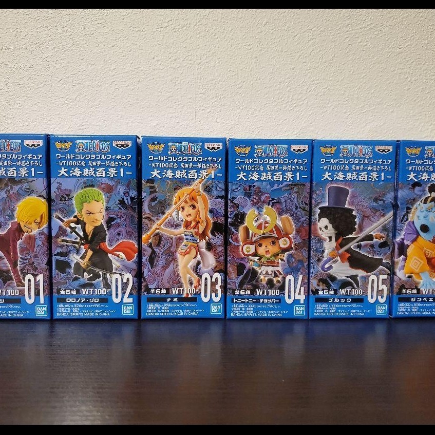 WCF One Piece WT100 vol. 2 Original Japver (Sanji Zoro Nami Chopper Brook Jinbe)