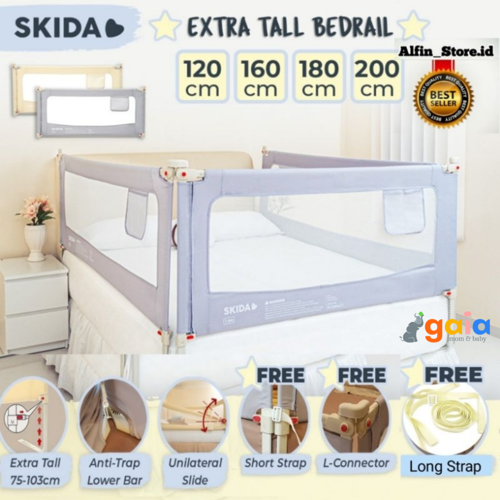 Skida Bed Rail | Pembatas Kasur Anak