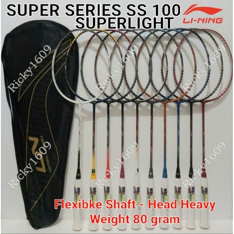 RAKET LINING SUPER SERIES SS 100 SUPER LITE - RAKET BADMINTON LINING SS 100 SUPER LITE - HEAD HEAVY