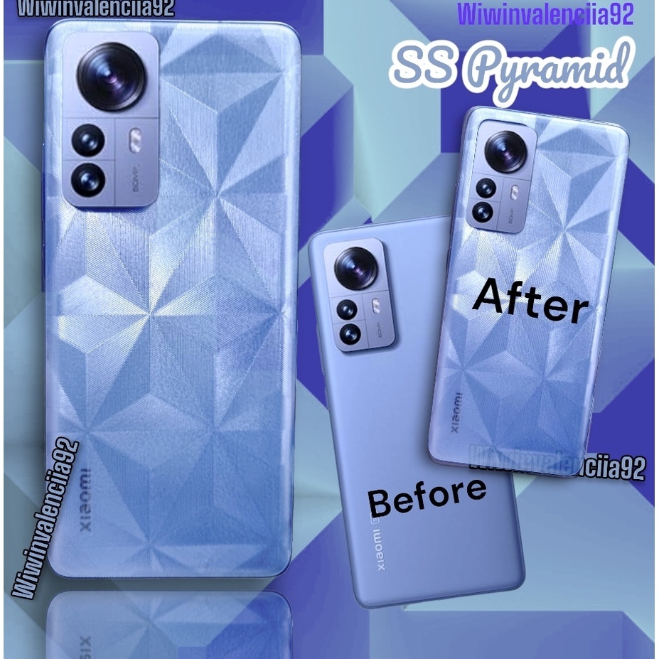 Hans Skin Antigores Belakang Anti Jamur Motif" Samsung A06 A16 Garskin Stiker Diamond Compas HP Seki