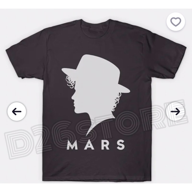 Kaos Bruno Mars siluet Face BrunoMars World Tour Tshirt unisex premium
