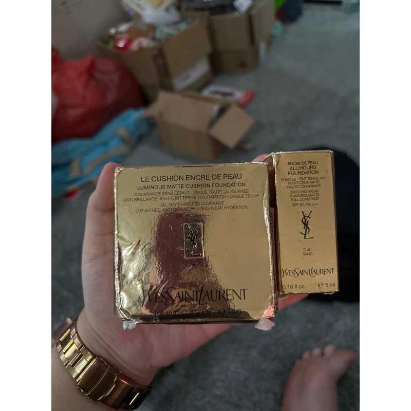 ysl cushion dan foundation