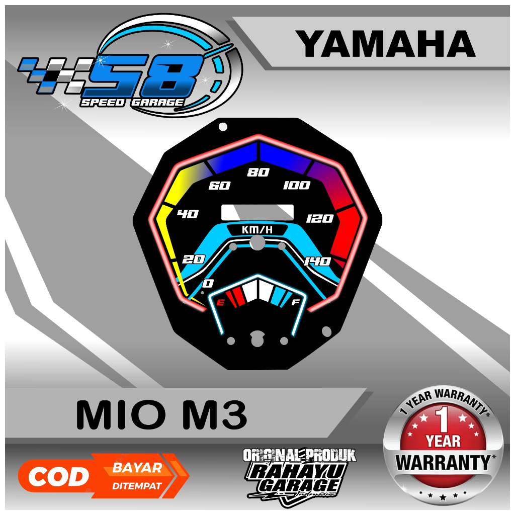 PAPAN SPEEDOMETER CUSTOM MIO M3
