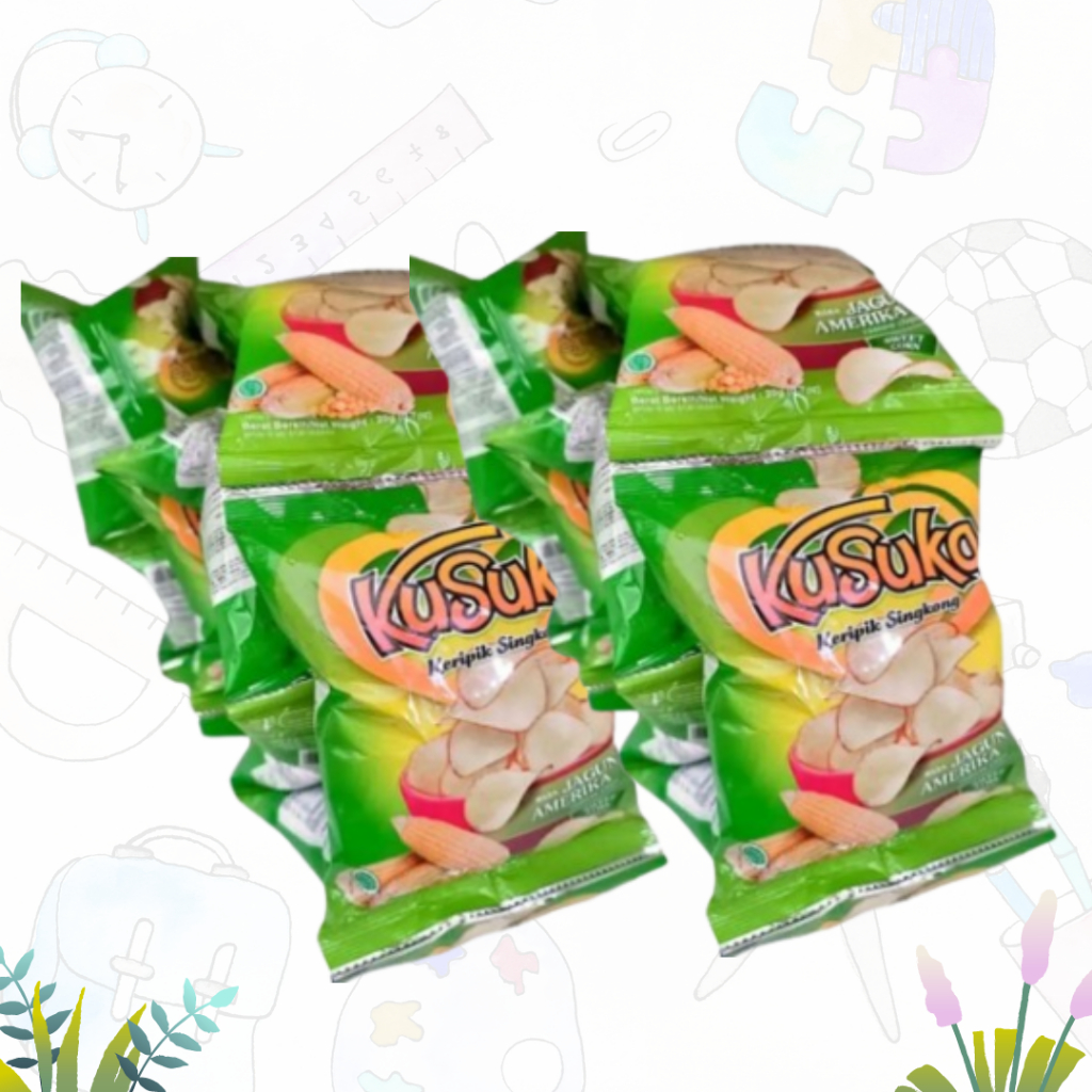 

Keripik Singkong KuSuka Rasa Jagung Amerika 10x20gr (1Renceng)