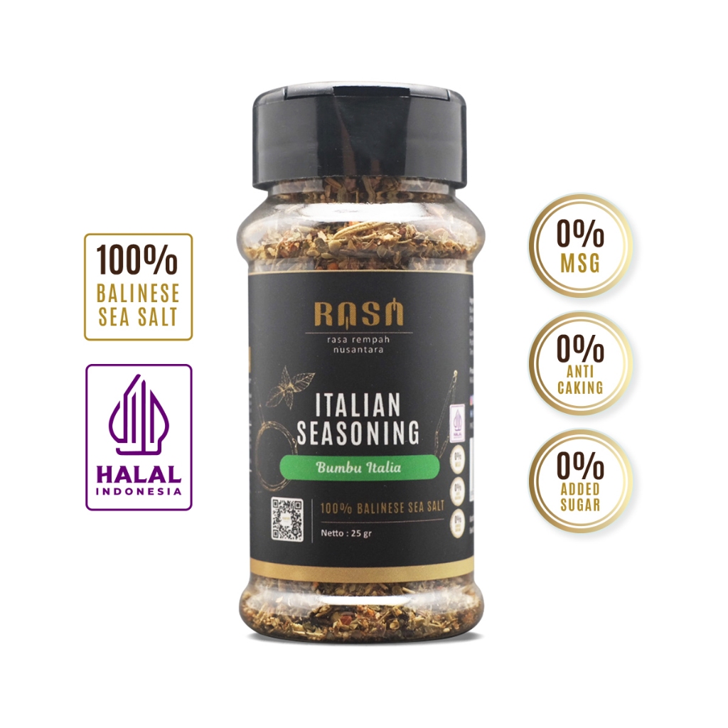 

RASA - Dry Rub - Italian Seasoning / Bumbu Italia - Bumbu Marinasi Kering Rendah Kalori