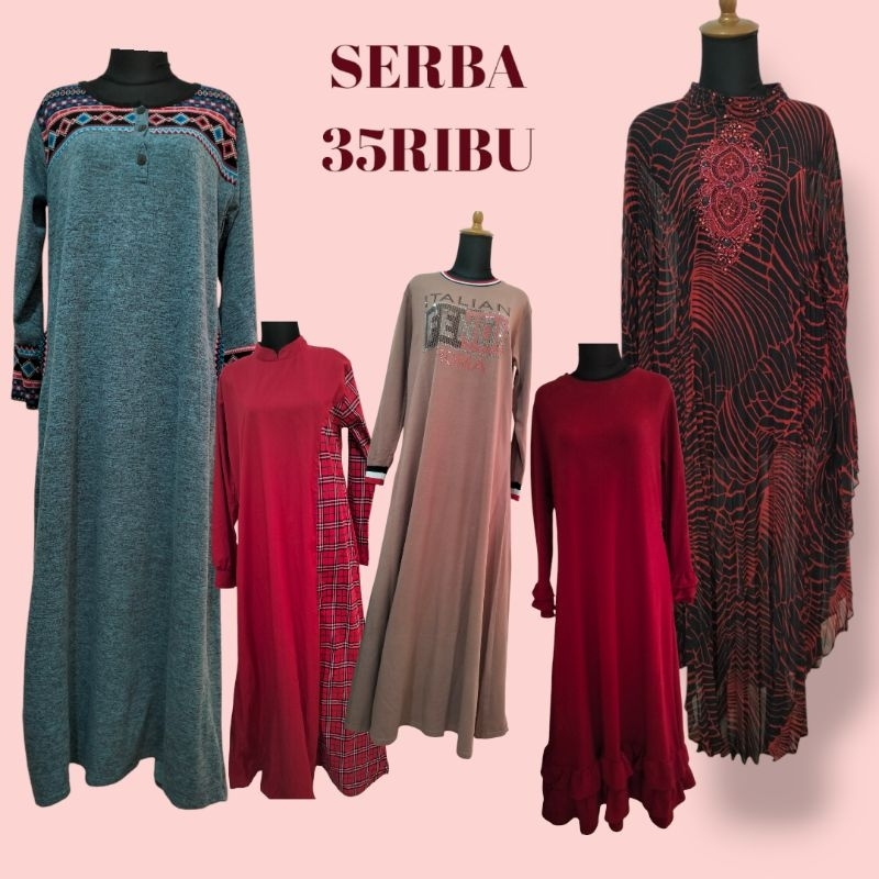 GAMIS DRESS BAJU MUSLIM TUNIK PRELOVED PL