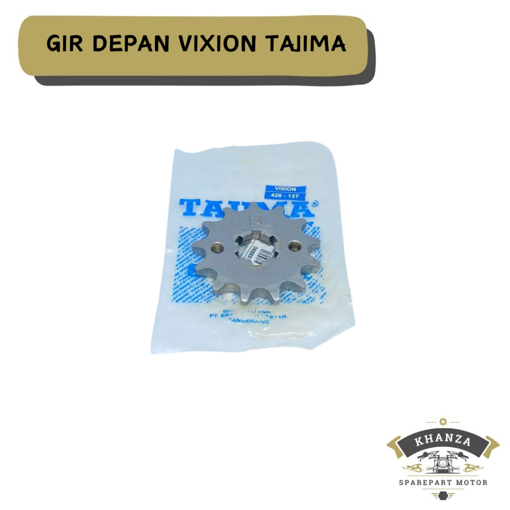 GIR GEAR DEPAN YAMAHA  VIXION  UKURAN 428 13T 14T 15T 16T TAJIMA