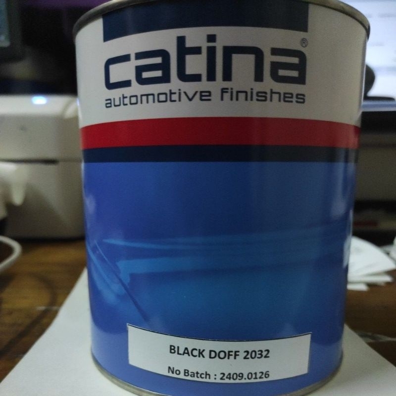 CAT PU BLACK DOFF CATINA / CAT PU HITAM DOFF