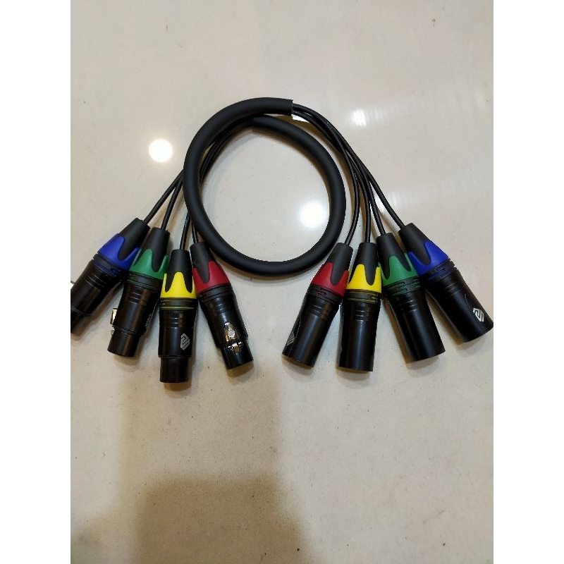 snake kabel 4 chanel panjang 60 cm