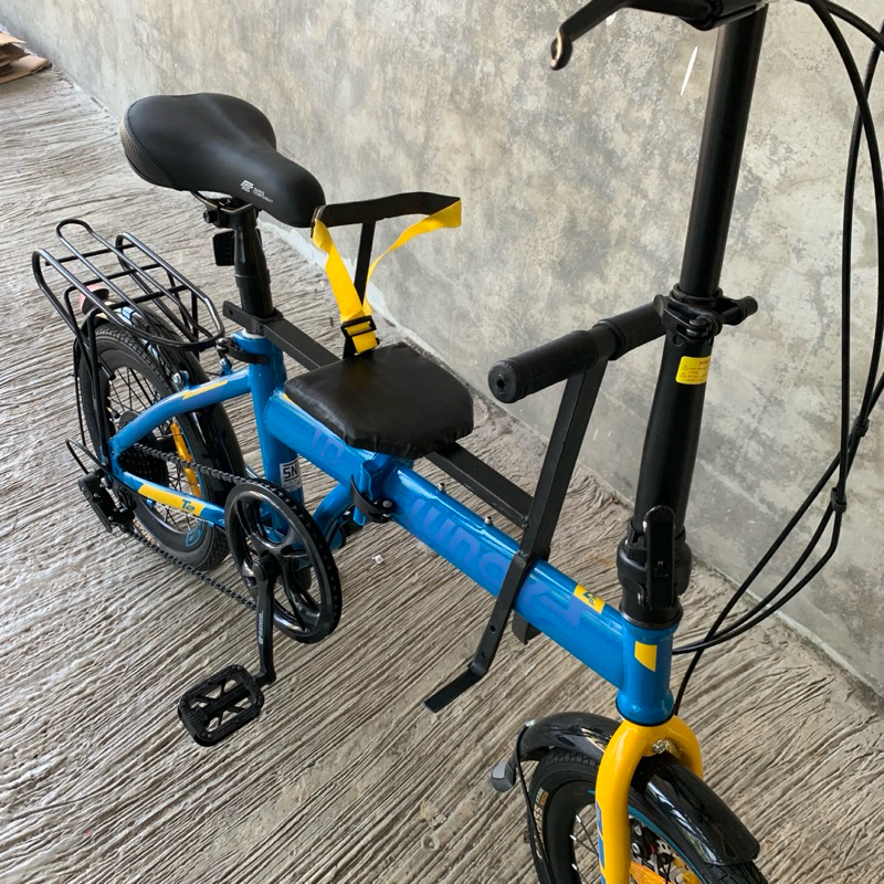 Boncengan depan sepeda lipat | Boncengan anak depan sepeda lipat