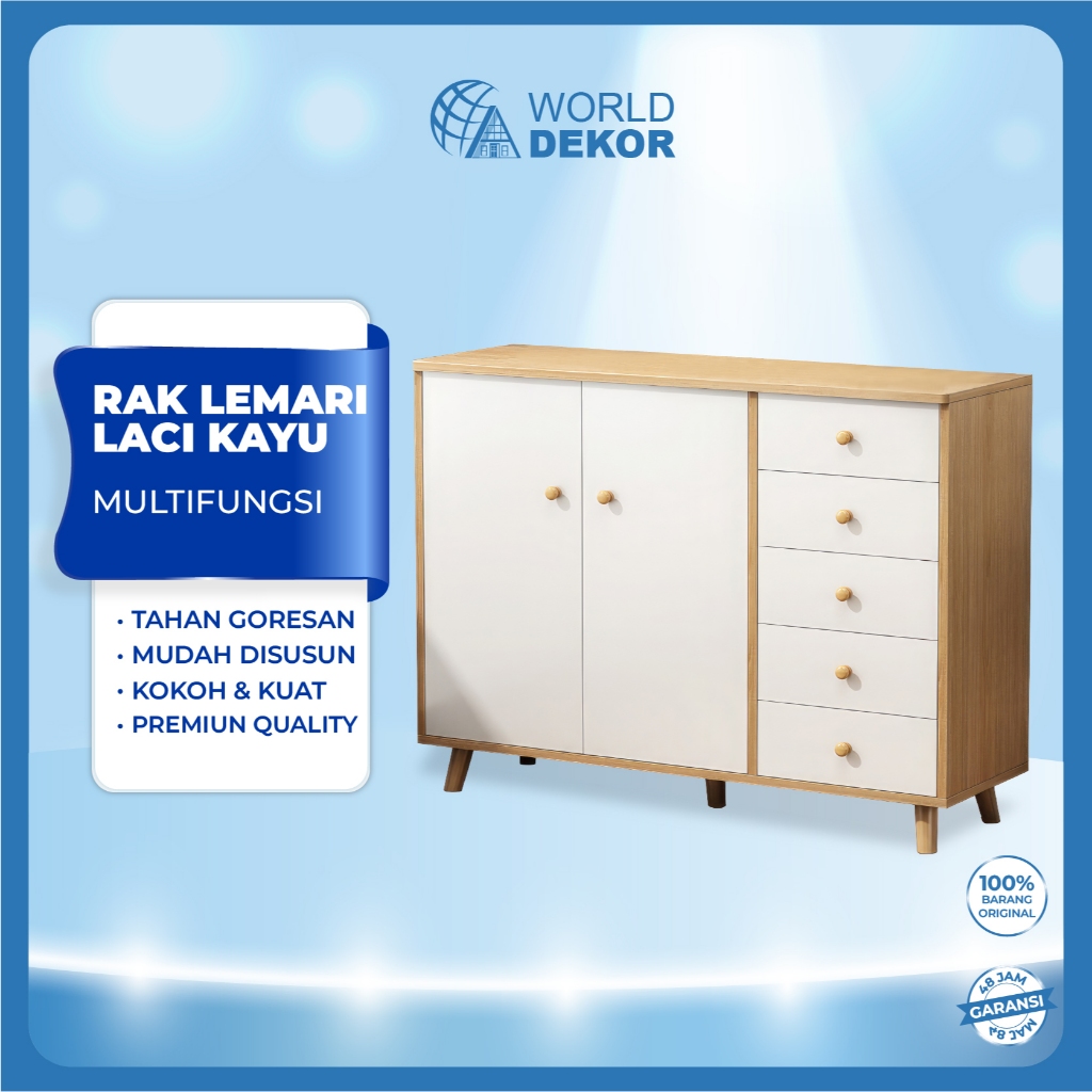 Rak Sepatu Susun Rak Lemari Laci Kayu Laci Susun Serbaguna - Worlddekor
