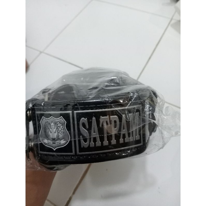 Atribut kopel SATPAM SECURITY Lengkap