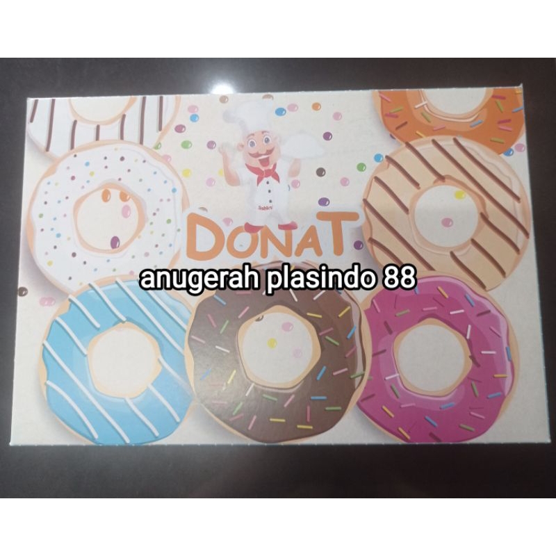 

box donat isi 6 pcs