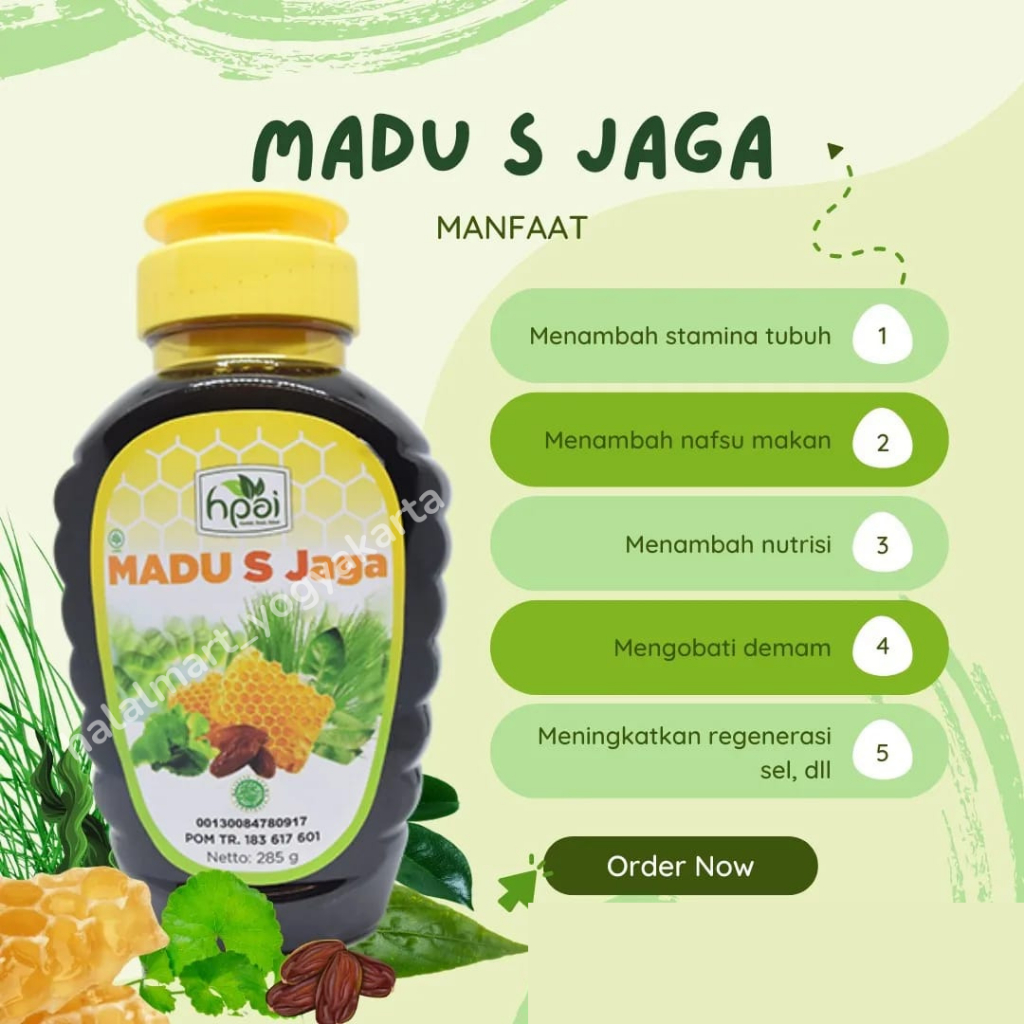 

ANTIBIOTIK ALAMI- MADU S JAGA