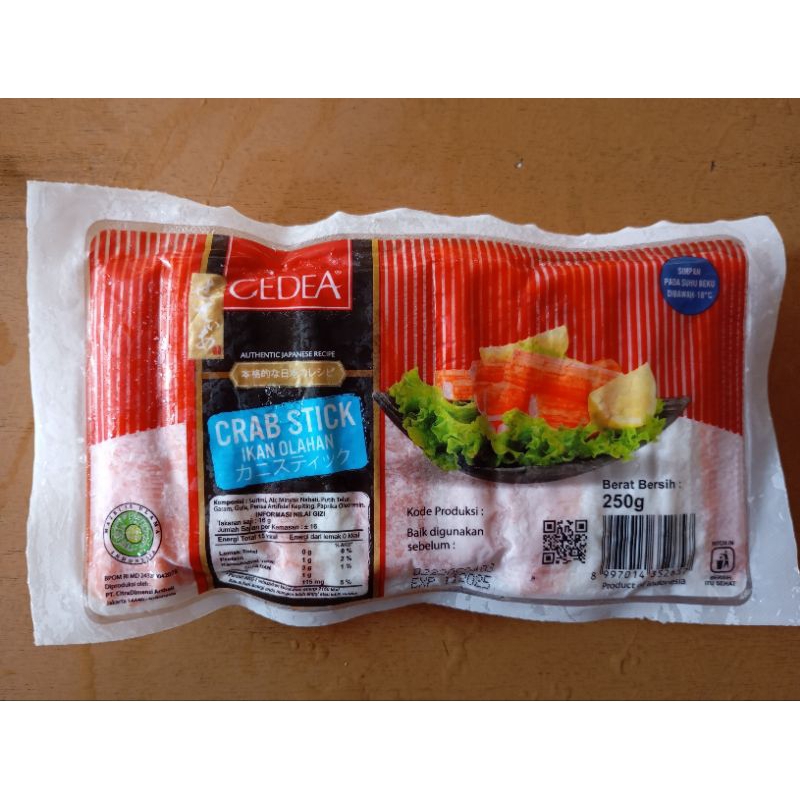 

Crab stick cedea 250g dan 1kg