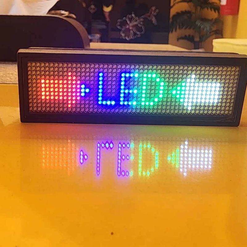 

LED Name Tag / LED Badge Custom / Nametag Elektronik / Badge LED / ID Badge elektronik