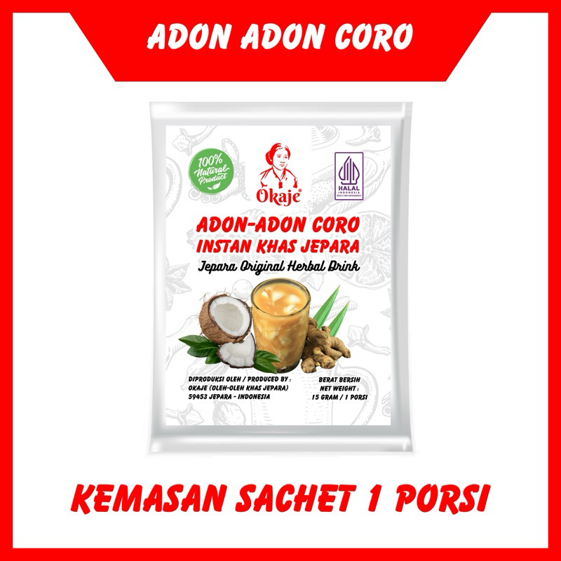 

OKAJE Adon Adon Coro Kemasan Sachet | Oleh Oleh Khas Jepara