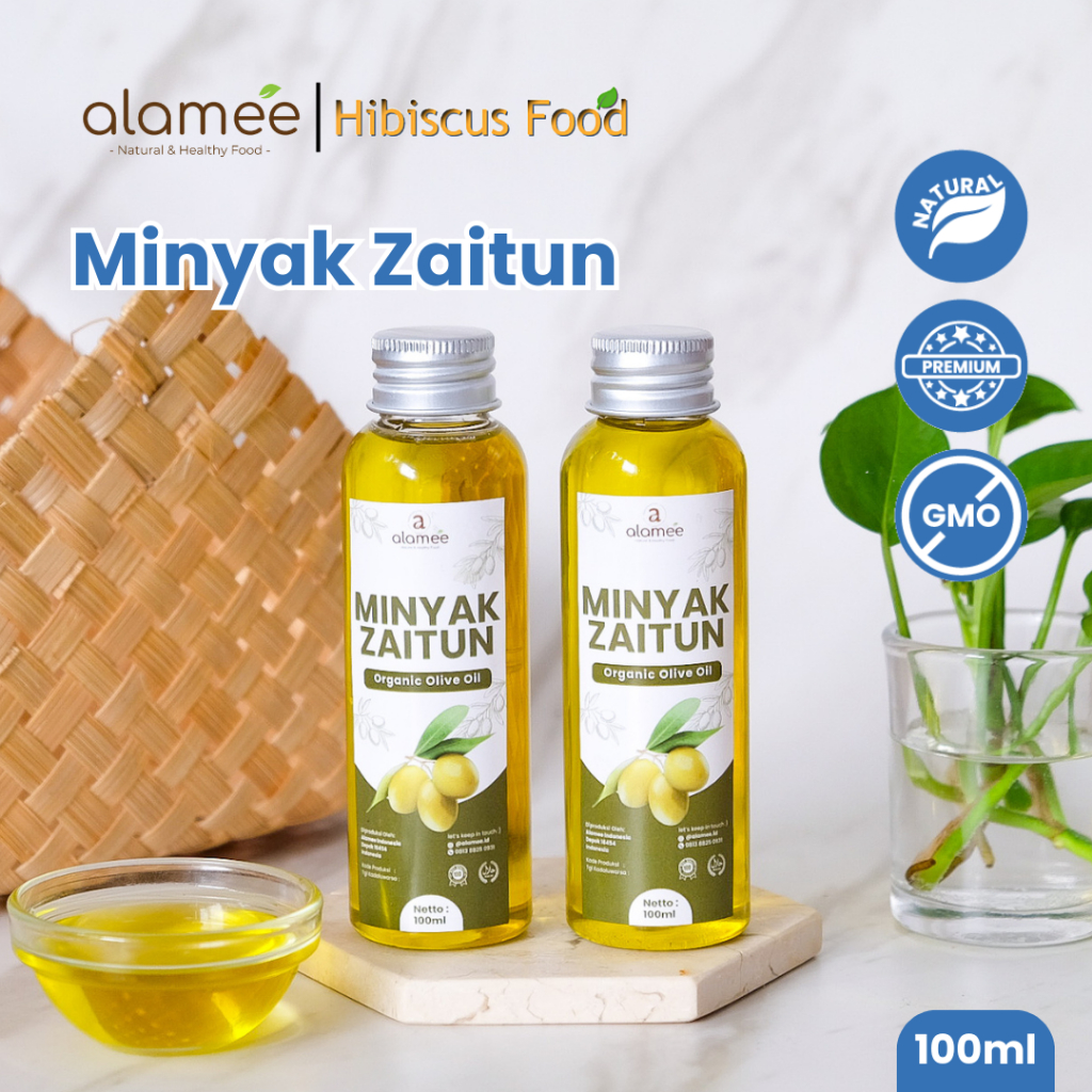 

ALAMEE Minyak Zaitun Untuk Diminum Olive Oil Extra Virgin Organic Organik Murni Asli Masak EVOO