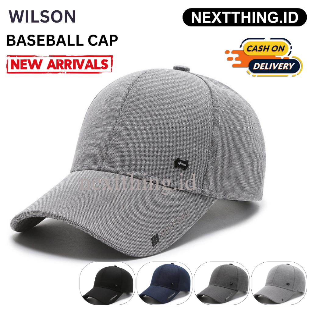 NEXTTHING.ID - WILSON NARASON topi pria topi wanita topi baseball topi trendy topi NARASON