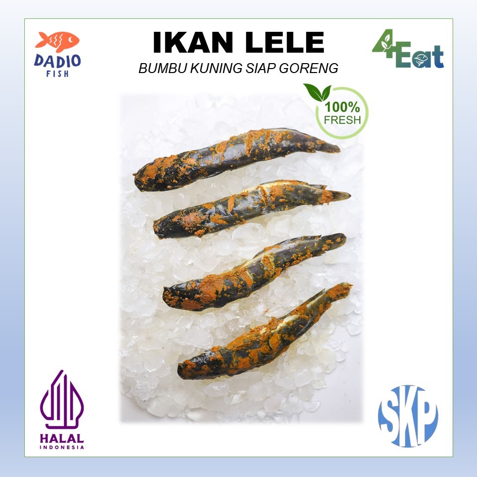 

Ikan Lele Ungkep Bumbu Kuning-Siap Goreng