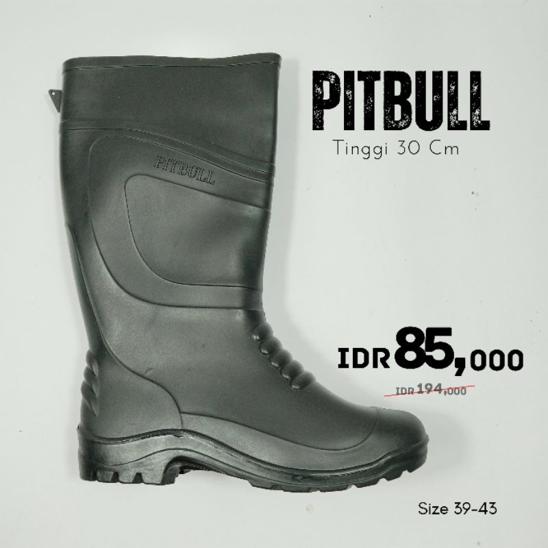 Sepatu Boots Tinggi Karet 39-43 Terra/Ap Boots/Pitbull