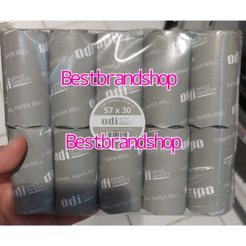 

ODI PAPER THERMAL ROLL 57x30 CM 10 SHEET ODI KERTAS PRINTER THERMAL 57X30 CM THERMAL PAPER