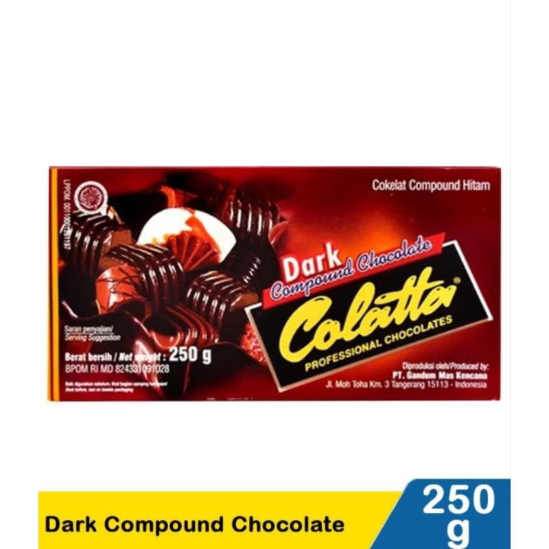 

Collatta Dark Compound Chocolate 250gram