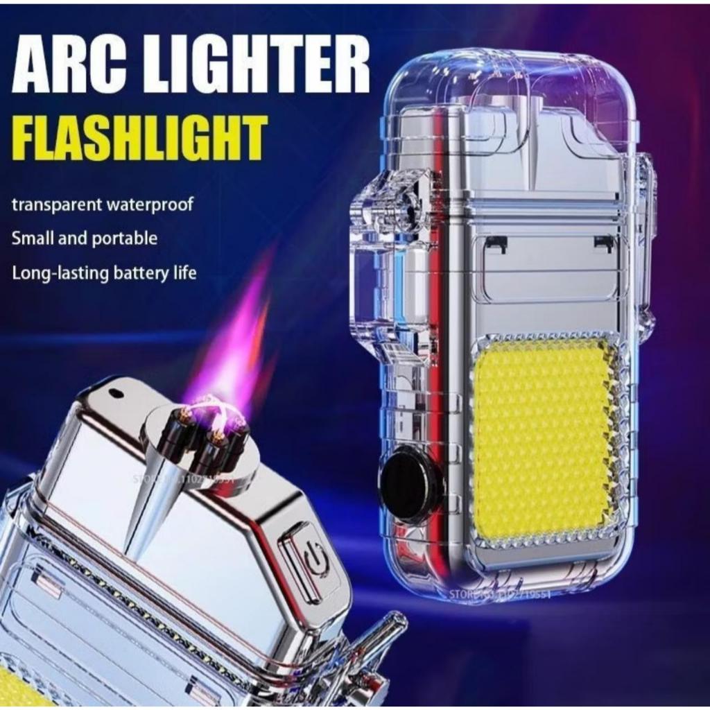 D3W KOREK API PLASMA ELEKTRIK WATERPROFF LAMPU SENTER MINI LED / KOREK API ELEKTRIK LAMPU SENTER