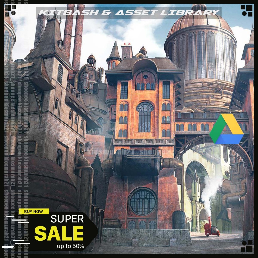 Kitbash3d Steampunk - Kitbash 3D