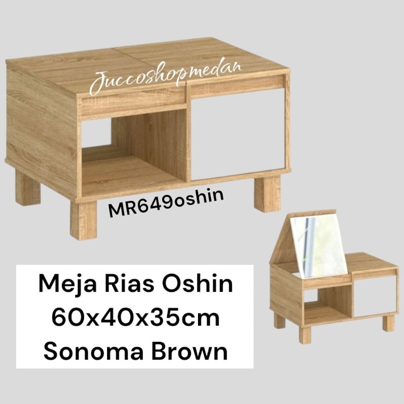 [ Jucco ] Meja Rias Oshin - Meja Rias Murah - Meja Rias Minimalis - Kaca Rias Murah - Meja Sudut ser