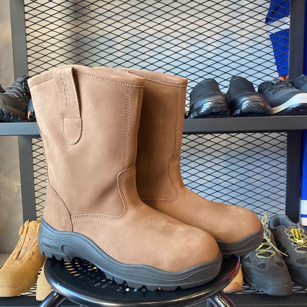 Sepatu Safety Black Rhino Exclusive Mocca Brown Safety Shoes Black Rhino Exclusive Sepatu Safety Bla