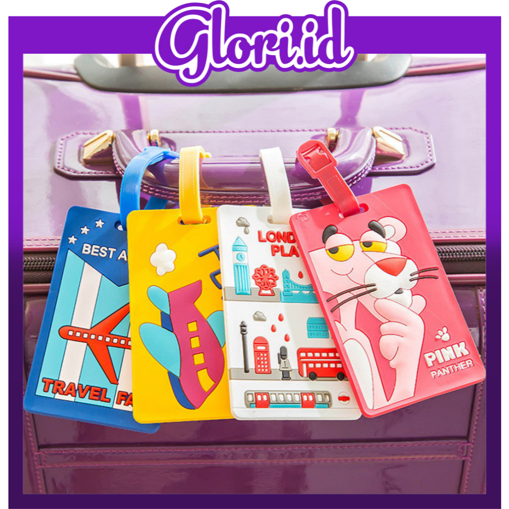 

GLORI.ID Luggage Tag Label Koper Design Unik (Koper jadi mudah dikenal) R1133