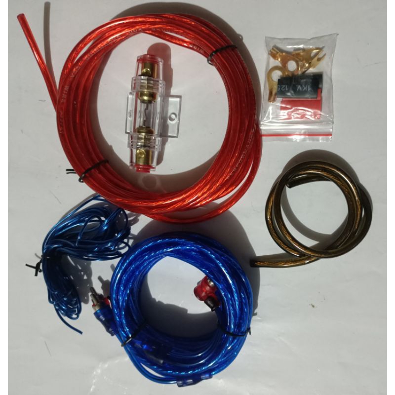 paket kabel audio mobil full set