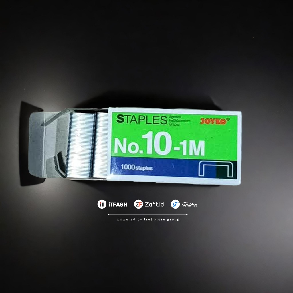 

ZAFIT.ID Z907 JOYKO ISI STAPLES REFILL STAPLER STAPLES NO 10 KECIL 1 KEMASAN ISI 20 PAPAN ZAFIT.ID KEDUNGWUNI PEKALONGAN
