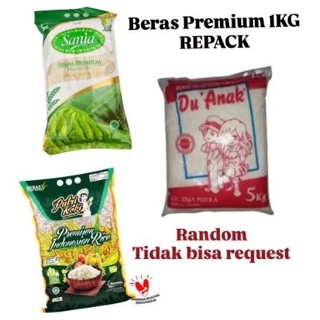 

beras premium 1kg REPACK