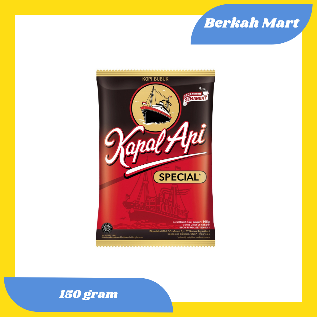 

KOPI BUBUK KAPAL API SPECIAL - KEMASAN BARU 150 GRAM