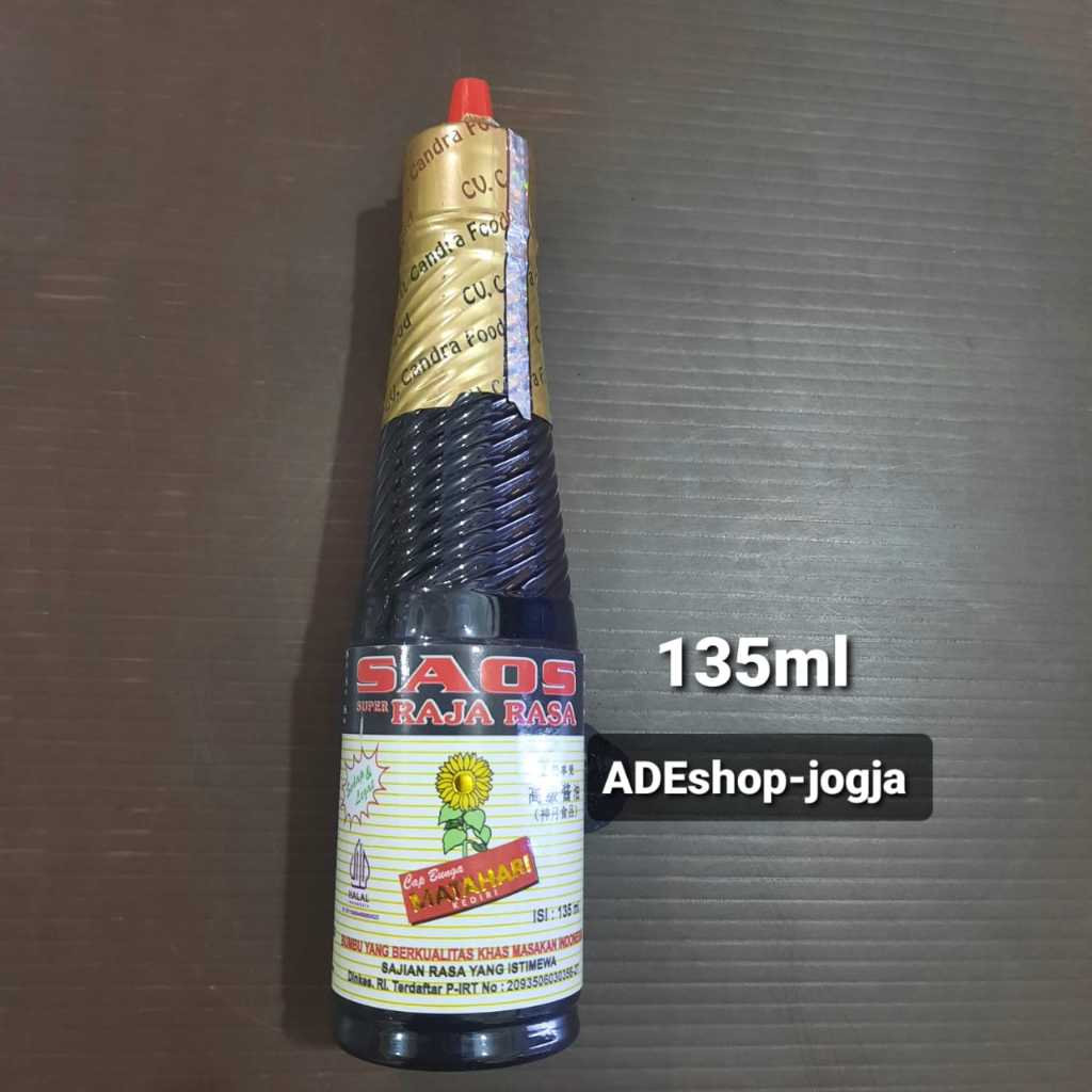 

saus raja rasa cap bunga matahari 135 ml saos bumbu kecap penyedap