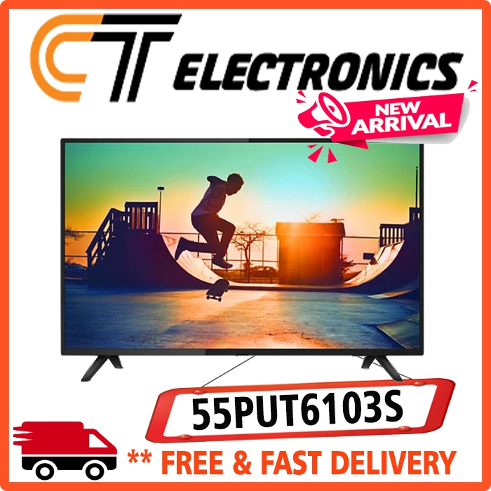 PHILIPS 55PUT6103S/70 LED SMART TV PHILIPS 55 INCH 4K UHD 55PUT6103S 55PUT6103
