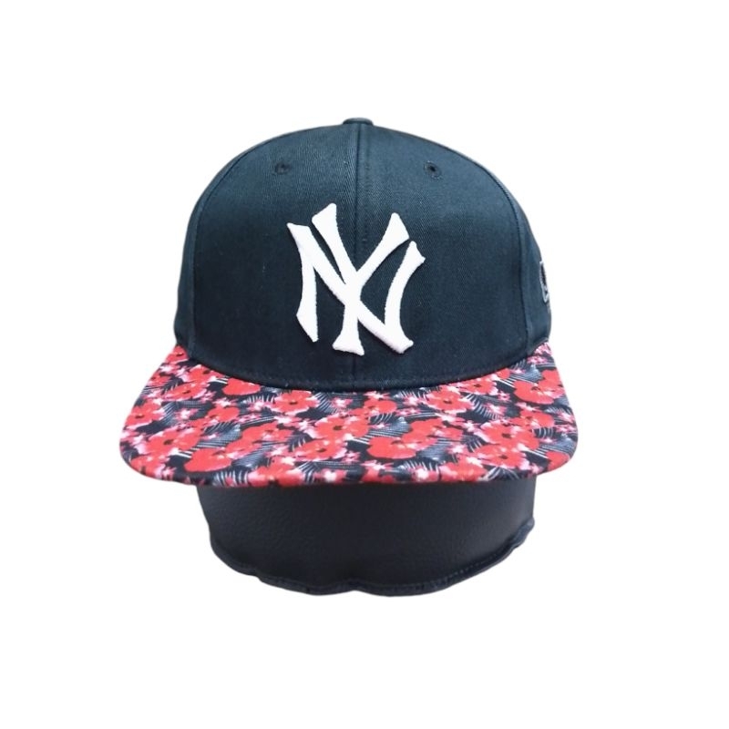 Topi Snapback NY visor rose MLB Second