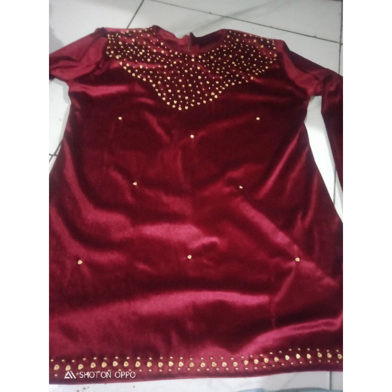 baju penari Palembang aksesoris