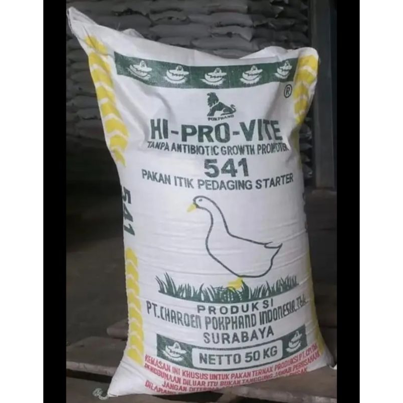541 Pakan Entok Itik Bebek Starter Pedaging Hi Pro Vite 10Kg