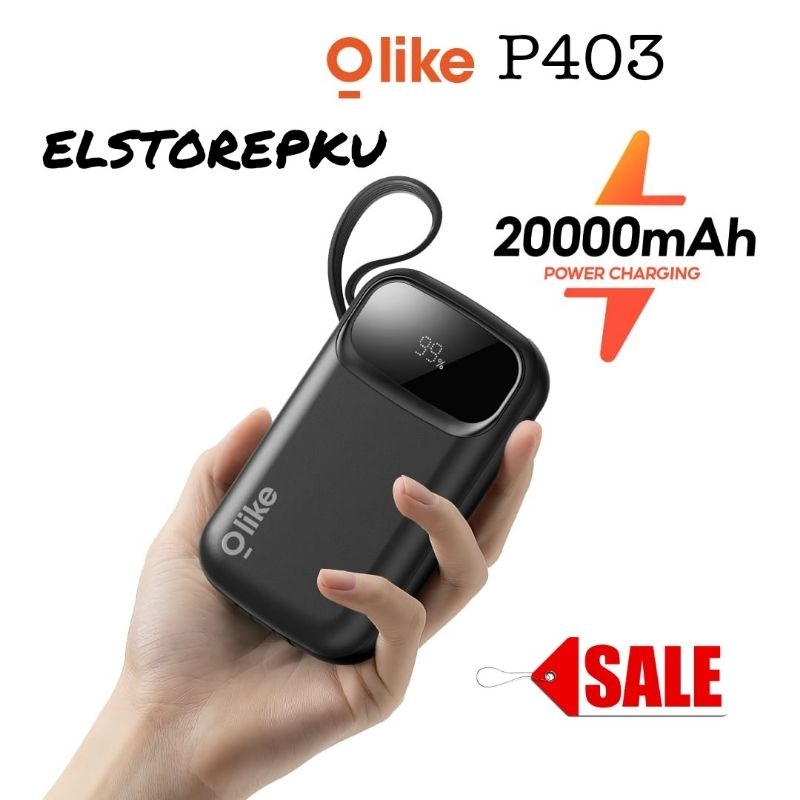 Olike Powerbank 20.000mAh Garansi Resmi Flight Friendly Pesawat Aman P401 + P4. Fast Charging 22.5Wa
