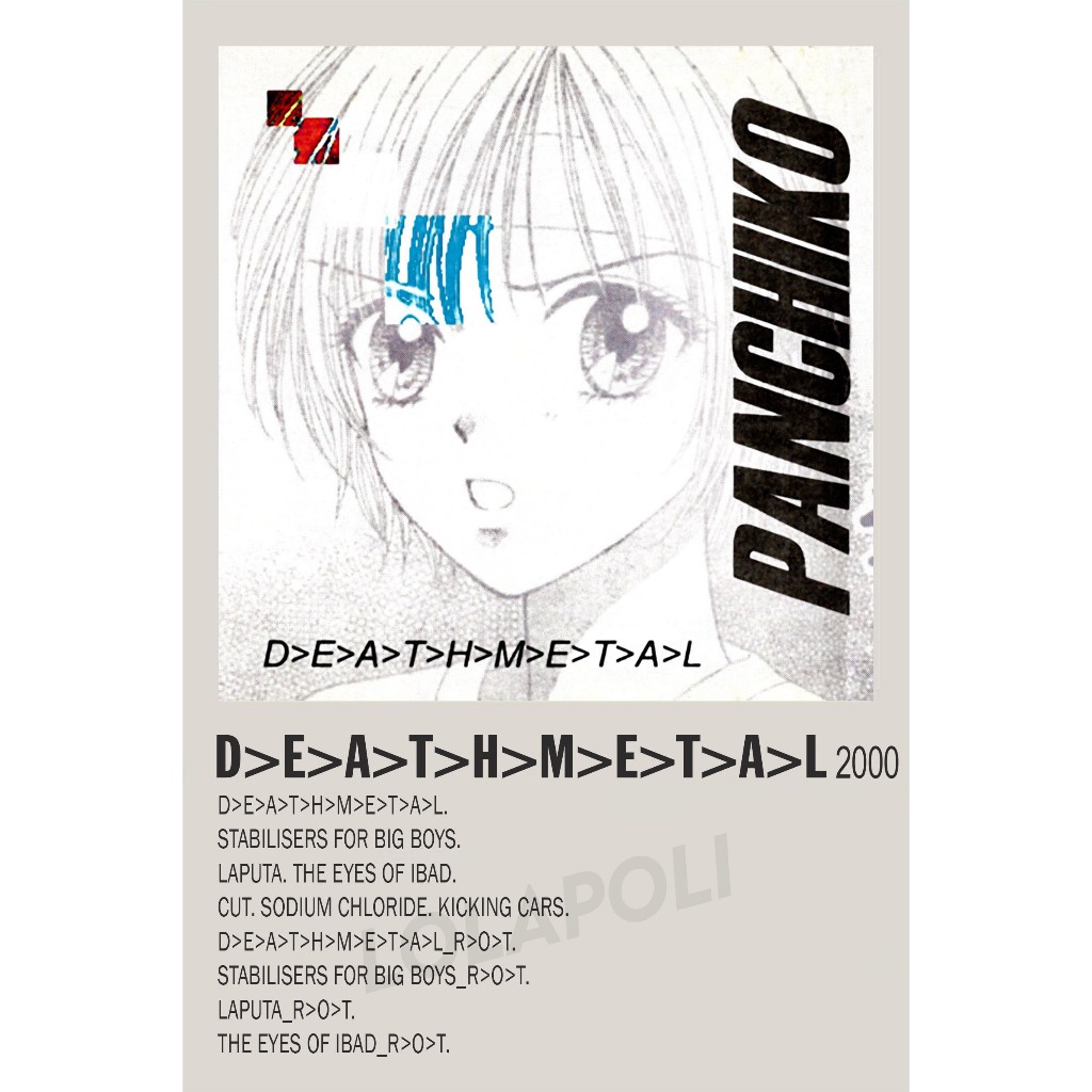 Poster Cover Album Deathmetal - Panchiko
