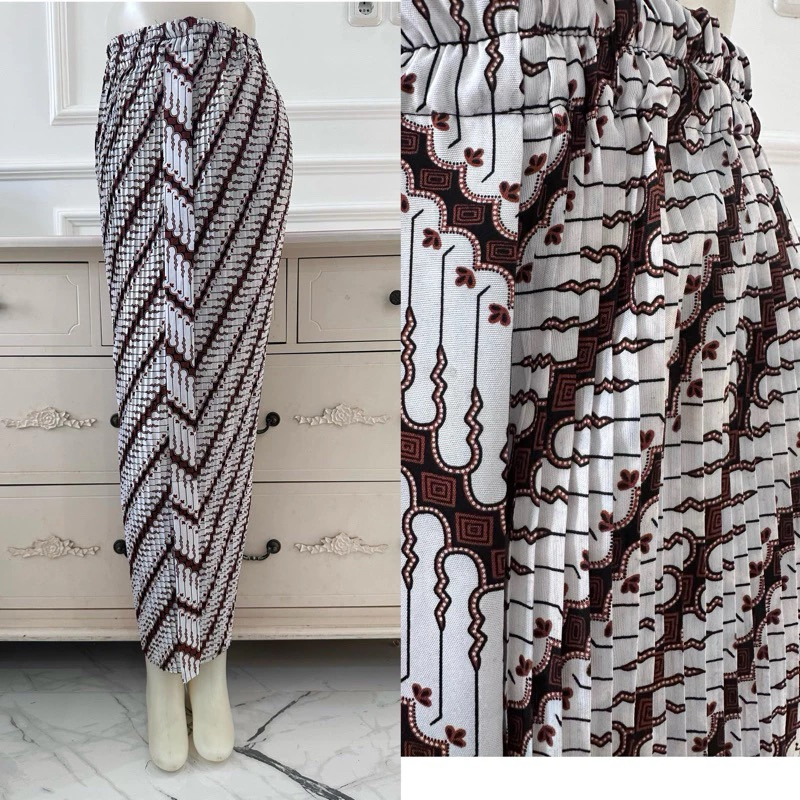 nandiareva0 - rok plisket motif batik crinkle full karet lady crush