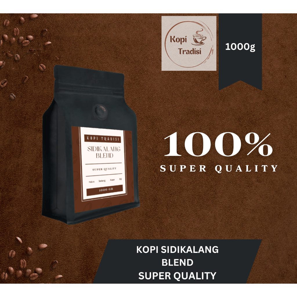 

Kopi Sidikalang Blend 1000 gr (1kg) Super Quality Fresh Quality