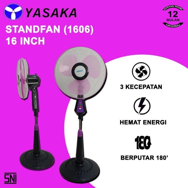 Yasaka Stand Fan Kipas Berdiri 16inci