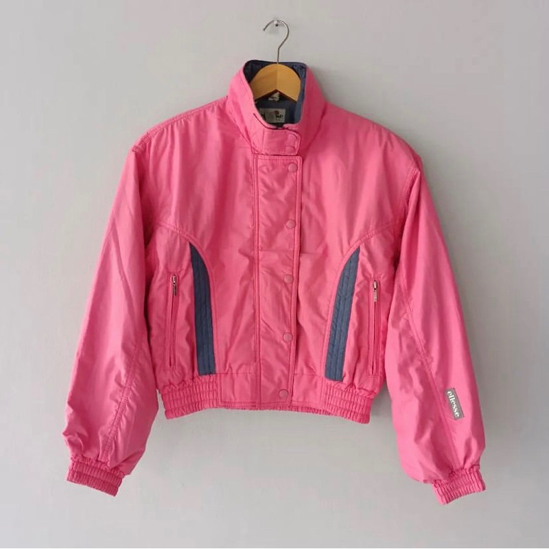 jaket crop top ellesse outdoor