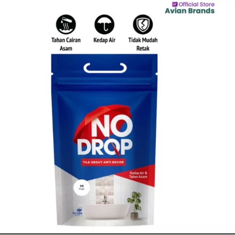 SEMEN NAT KERAMIK LANTAI GRANIT KOLAM KAMAR MANDI PENGISI RETAK TAMBAL BOCOR KAMAR MANDI NO DROP